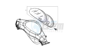 BOULEVARD - 50 CC 4T EU2 25 KM/H drawing METER