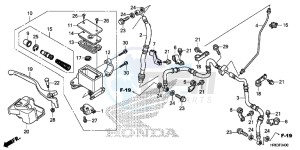 TRX500FA5F TRX500FA Europe Direct - (ED) drawing FRONT BRAKE MASTER CYLINDER