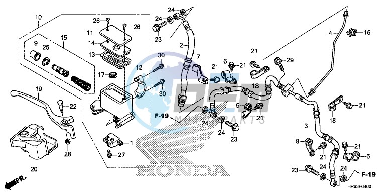 FRONT BRAKE MASTER CYLINDER