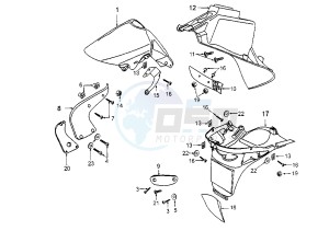 SPEEDFIGHT ARIA CATALYC - 50 cc drawing FENDER