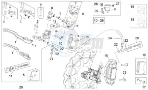 RXV-SXV 450-550 Enduro-Supermotard drawing Front brake system II