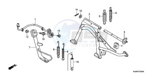 WW125D PCX125 - WW125 UK - (E) drawing STAND