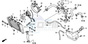 NT650V drawing RADIATOR