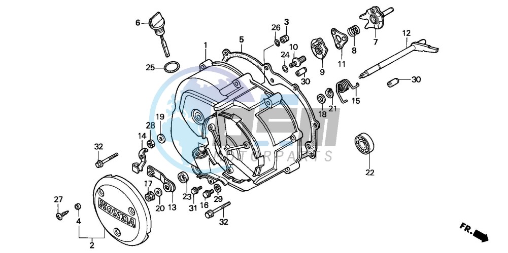 RIGHT CRANKCASE COVER