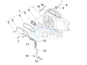 S 50 4T 4V College drawing Secondary air box