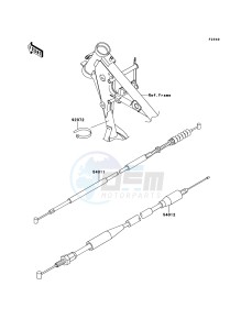 KX65 KX65ADF EU drawing Cables