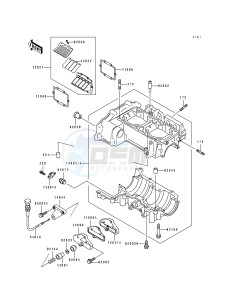 JS 750 A [750 SX] (A1-A4) [750 SX] drawing CRANKCASE