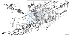 TRX420FED TRX420 Europe Direct - (ED) drawing FRONT CRANKCASE COVER