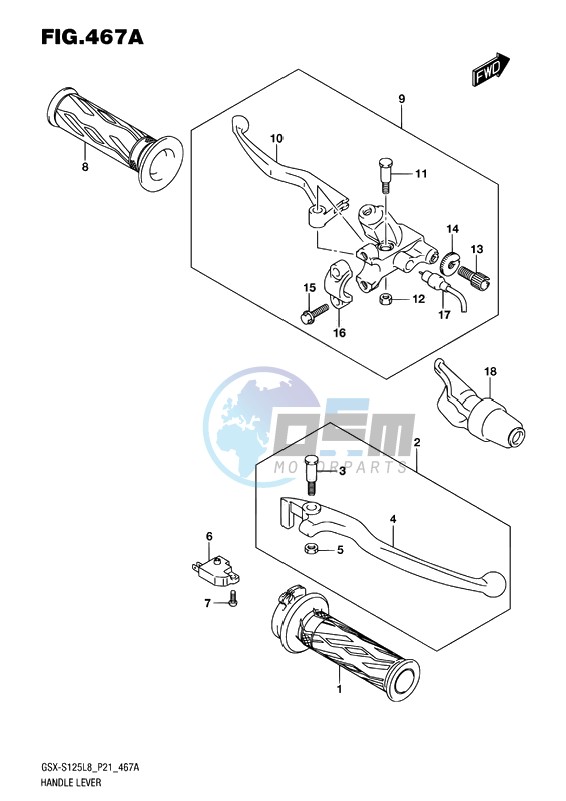 HANDLE LEVER