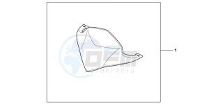 CBR600FC drawing HIGH WINDSCREEN