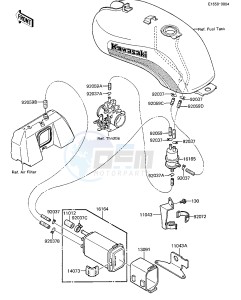 ZX 1100 A [GPZ] (A1-A2) [GPZ] drawing CANISTER