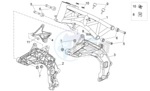 Shiver 750 GT drawing Frame I