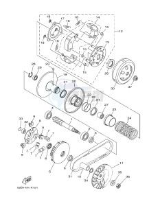 XC115S D'ELIGHT (2EP1 2EP3) drawing CLUTCH