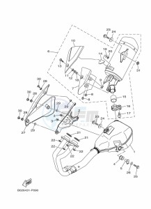 MT-03 MTN320-A (B6W3) drawing EXHAUST