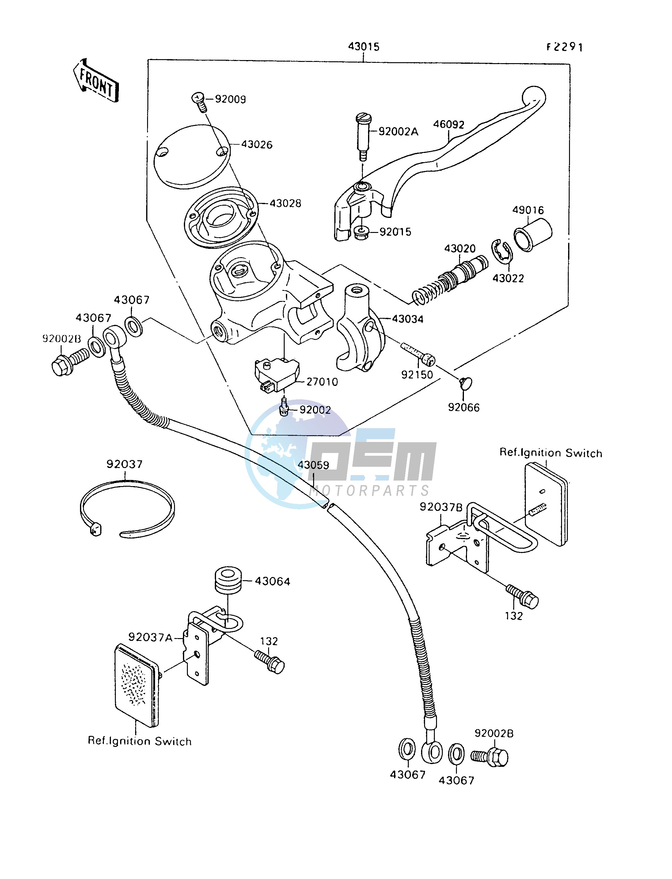 FRONT MASTER CYLINDER