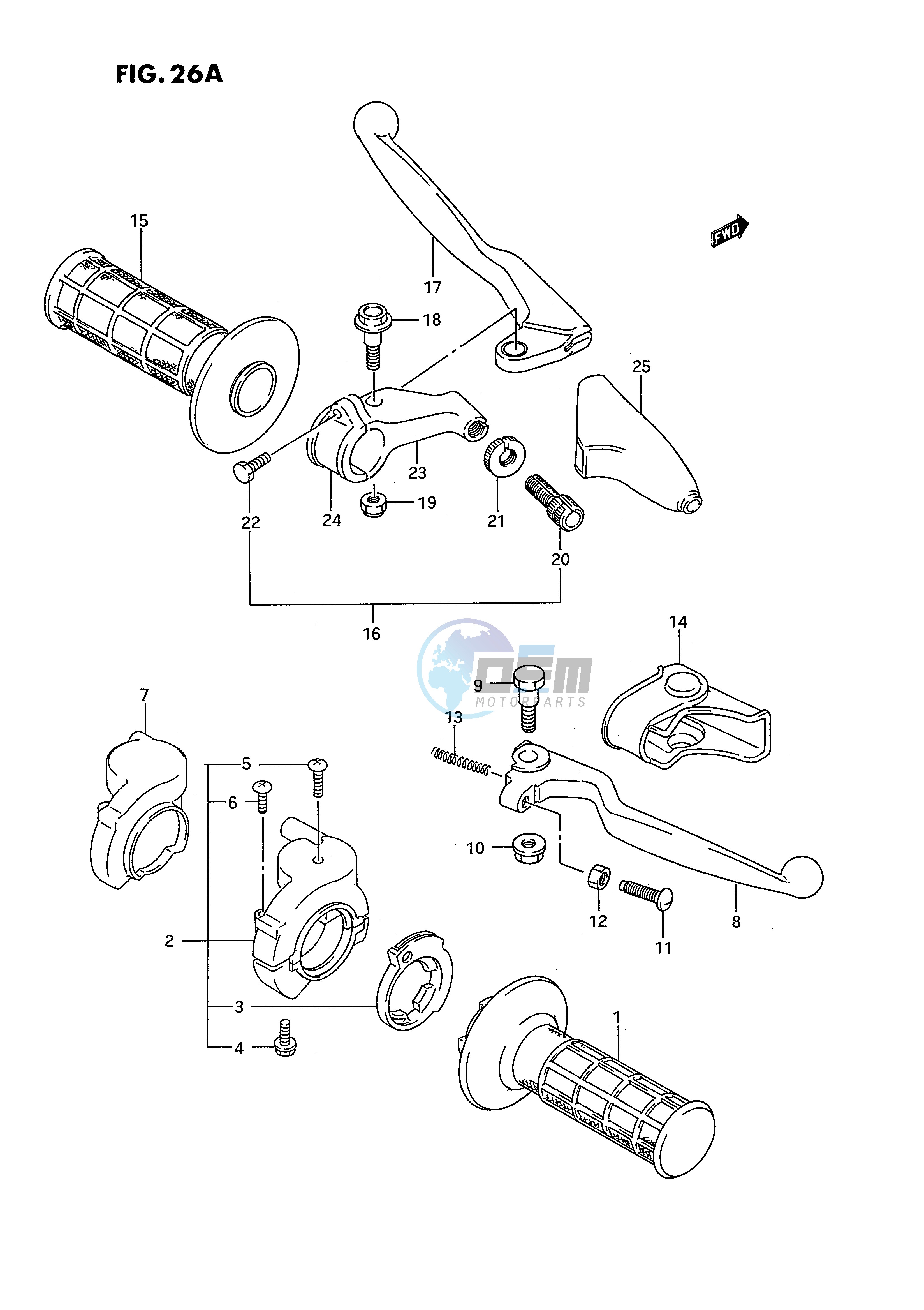 HANDLE SWITCH (MODEL S)