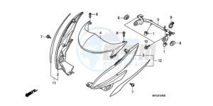 CB600FA France - (F / CMF) drawing COWL