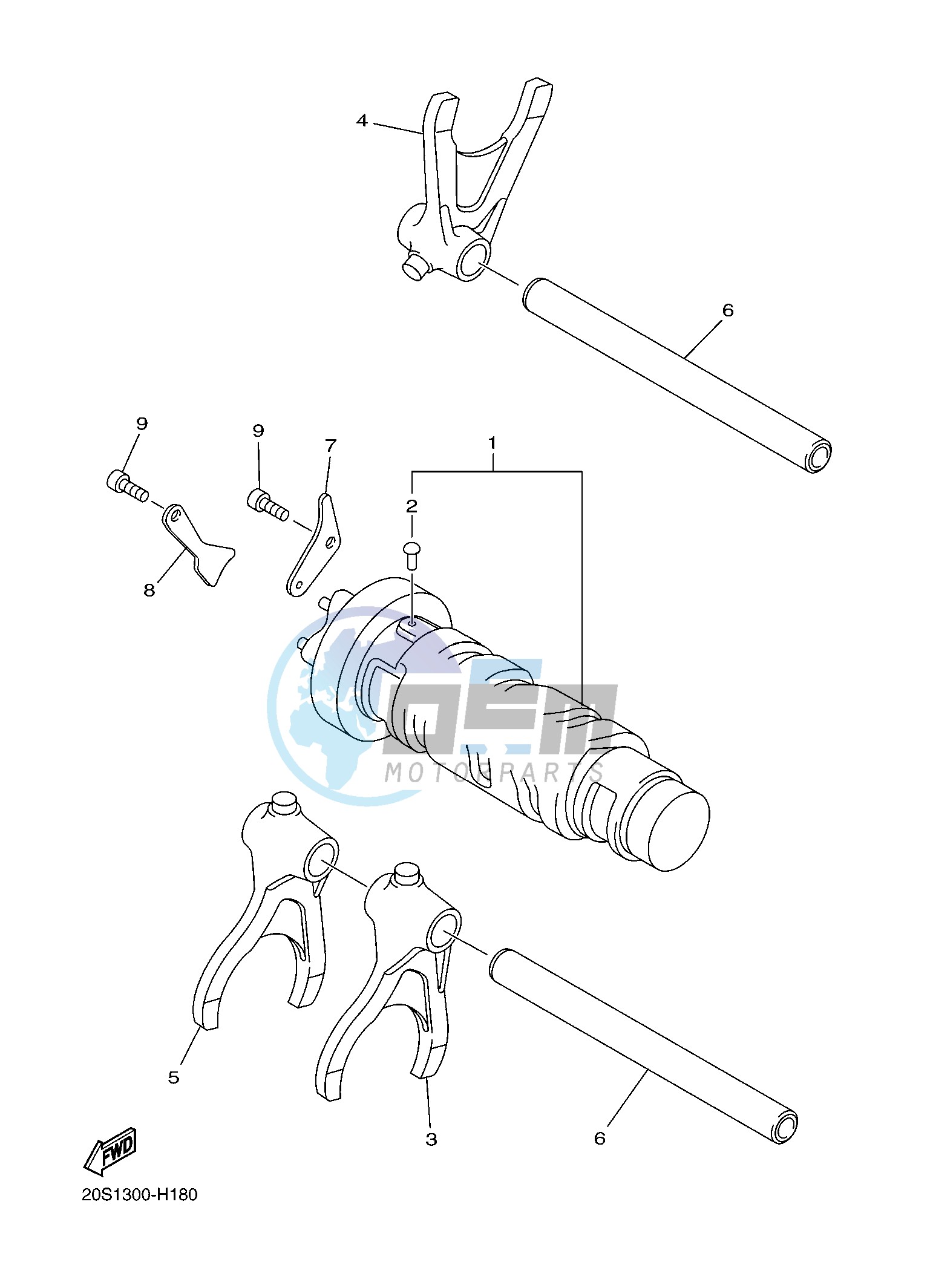 SHIFT CAM & FORK