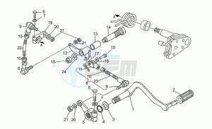 Nevada 750 drawing Gear lever