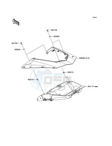 Z1000SX ABS ZX1000HDF FR GB XX (EU ME A(FRICA) drawing Side Covers