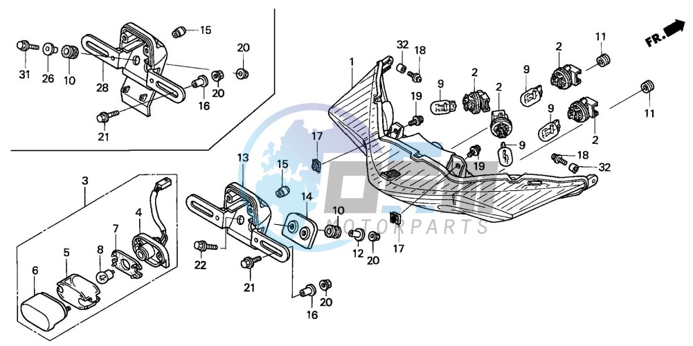 REAR COMBINATION LIGHT (CM,U)