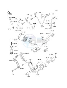 KVF 650 A [PRAIRIE 650 4X4] (A1) [PRAIRIE 650 4X4] drawing OIL PUMP_OIL FILTER