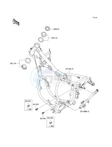 KX 65 A [KX65 MONSTER ENERGY] (A6F - A9FA) A6F drawing FRAME