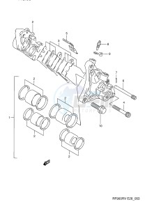 RF900R (E28) drawing FRONT CALIPERS