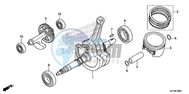 CRANKSHAFT/PISTON