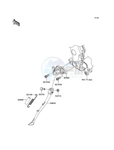 ZZR1400_ABS ZX1400FEFB FR GB XX (EU ME A(FRICA) drawing Stand(s)