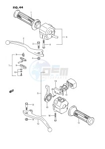 GSX1100 (E2) drawing HANDLE SWITCH (MODEL J)