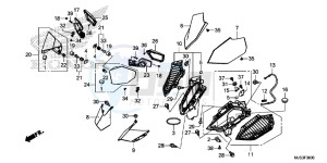 NC750JF Vultus - NC750J Europe Direct - (ED) drawing MIRROR/POCKET/NOSE COVER