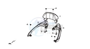 GTS 300i drawing GRIP BAR  L / R