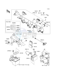 VN 900 D[VULCAN 900 CLASSIC LT] (6F-9F) D8F drawing CHASSIS ELECTRICAL EQUIPMENT