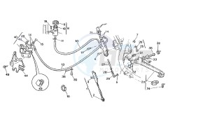 W12 350 drawing REAR BRAKE SYSTEM