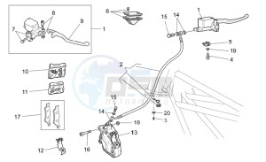 V7 Special 750 USA-CND drawing Front brake system