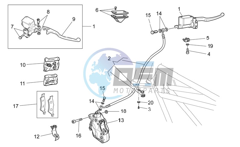 Front brake system