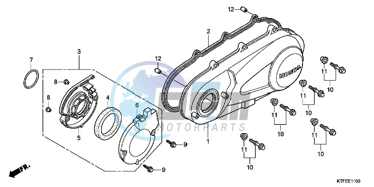 LEFT CRANKCASE COVER