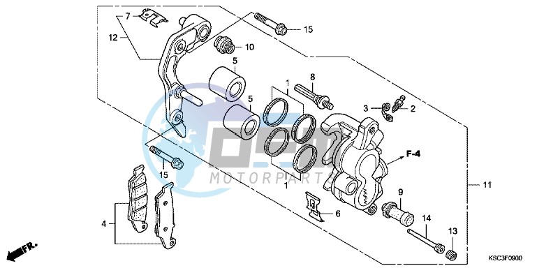 FRONT BRAKE CALIPER