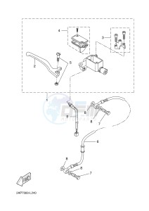 YN50FM NEO'S 4 (2CG7) drawing FRONT MASTER CYLINDER