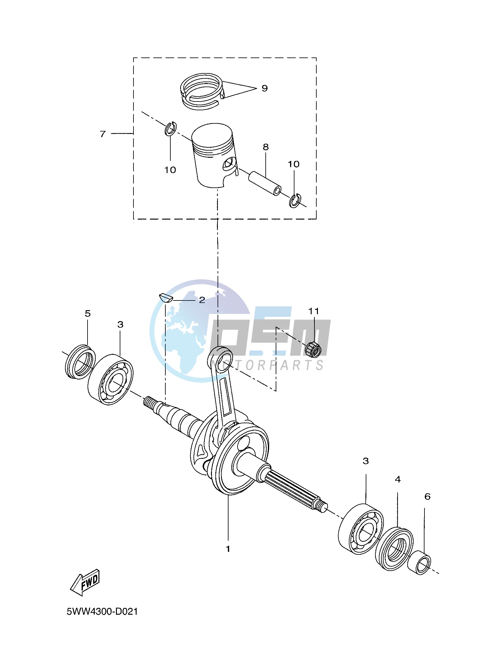 CRANKSHAFT & PISTON