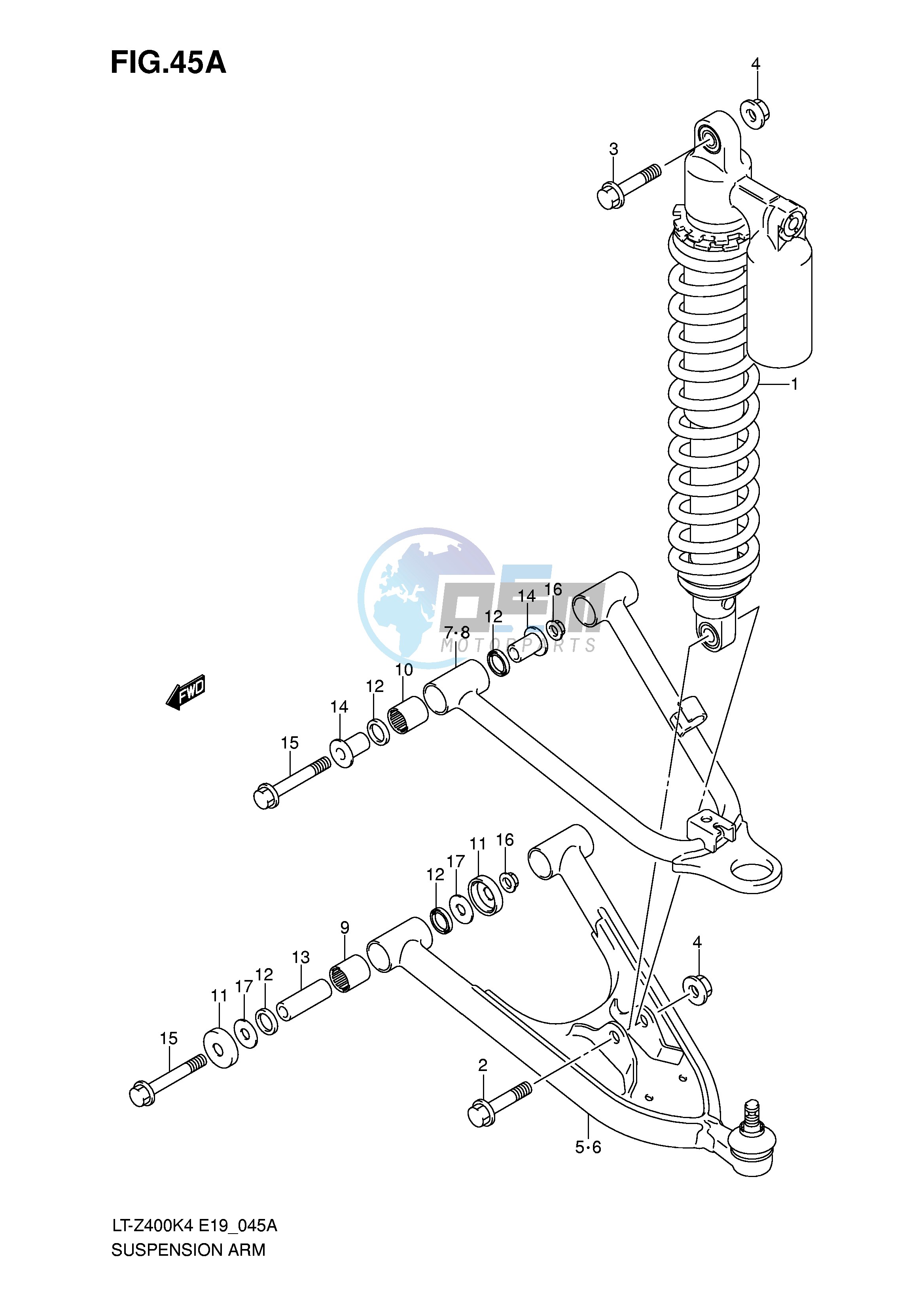 SUSPENSION ARM (MODEL K5 K6 K7)