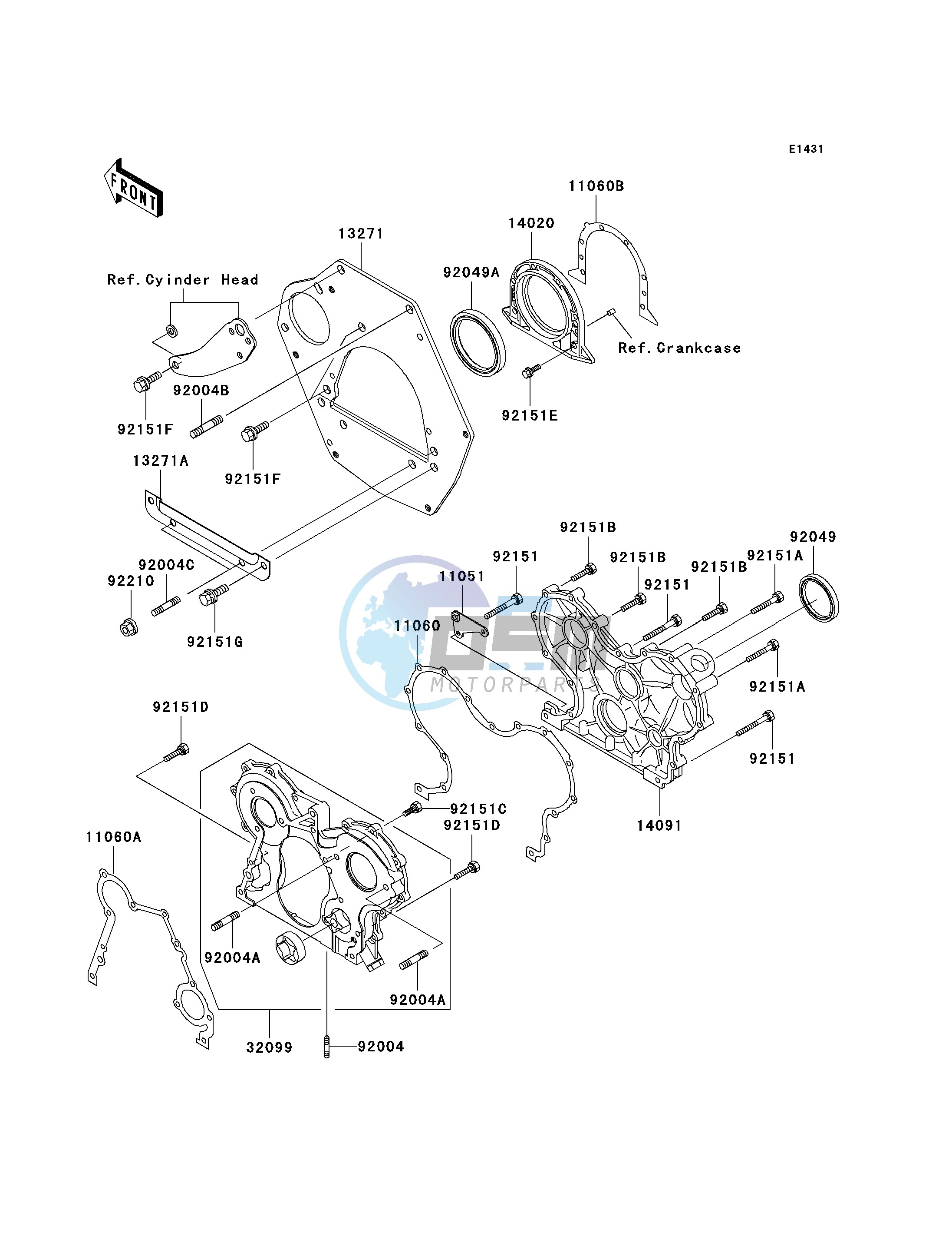 ENGINE COVER-- S- -