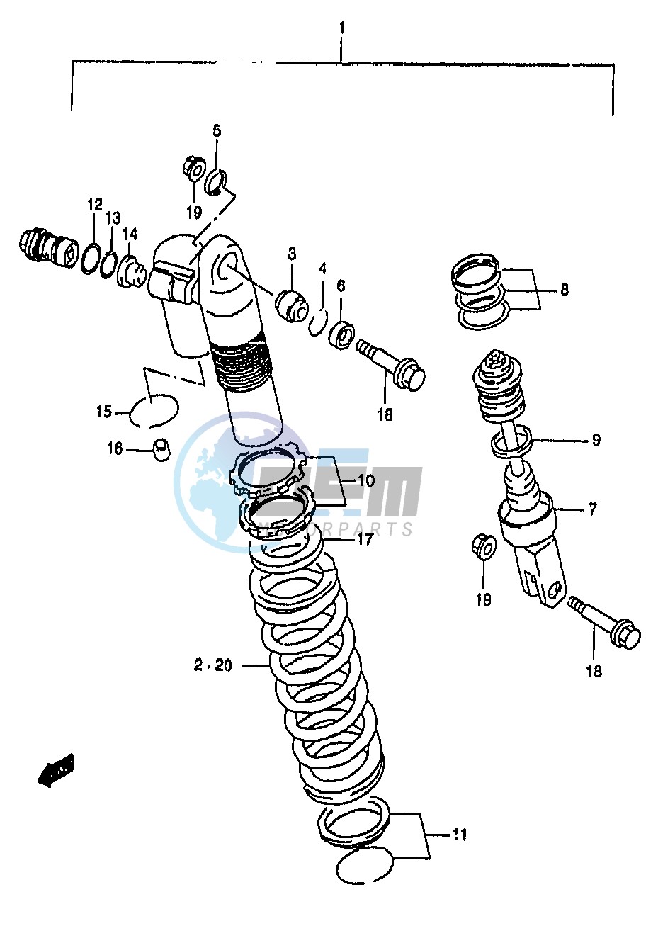 SHOCK ABSORBER (MODEL W)