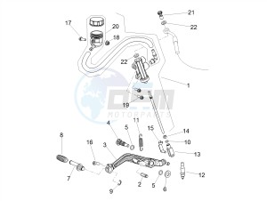 SHIVER 900 E4 ABS NAVI (APAC) drawing Rear master cylinder