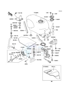 ZZR600 ZX600E6F GB XX (EU ME A(FRICA) drawing Fuel Tank