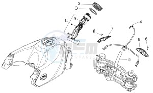 Stelvio 1200 8V STD - NTX drawing Fuel supply