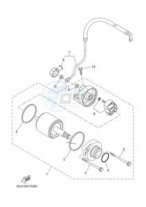 XTZ690D-B TENERE 700 (BW35) drawing STARTING MOTOR