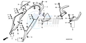 VFR1200FC drawing REAR COWL