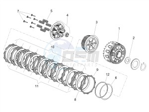 SHIVER 900 E4 ABS NAVI (EMEA) drawing Clutch